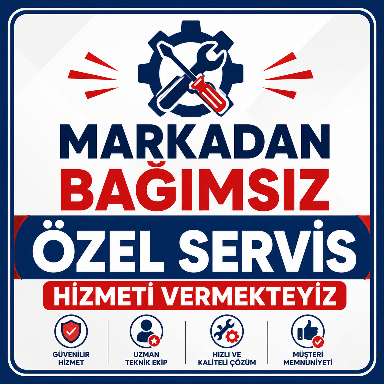 Gemlik Eşref Dinçer Teknik Servisi markadan bağımsız özel servis hizmeti